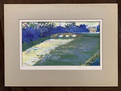 Lot 175 - Derek Inwood (1925-2012), Landscape pastel on...