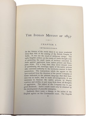 Lot 3 - Malleson G B: The Indian Mutiny 1857, Ltd Edition London 1891