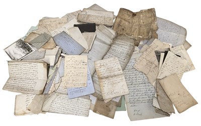 Lot 1255 - One Box of Manuscript Material mostly 19th and...