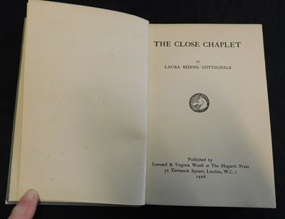 Lot 162 - LAURA RIDING GOTTSCHALK: THE CLOSE CHAPLET,...