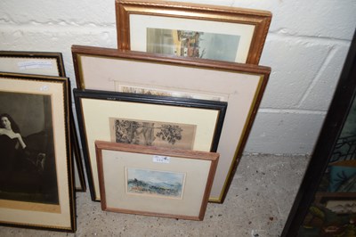 Lot 377 - MIXED LOT FOUR MIXED PICTURES