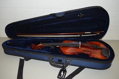 Lot 5 - MODERN INTERNATIONAL STUDENT VIOLIN WITH...