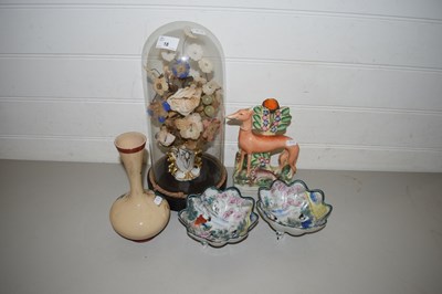 Lot 18 - MIXED LOT COMPRISING A DISPLAY OF FAKE FLOWERS...