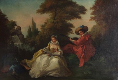 Lot 71 - Manner of Nicholas Lancret (French,1690-1743),...
