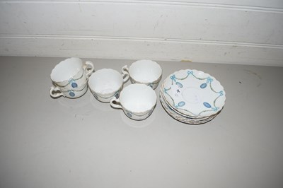Lot 34 - SMALL FLORAL DECORATED TEA SET