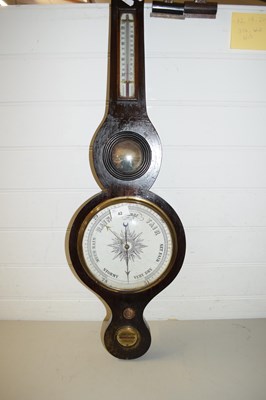 Lot 42 - 19TH CENTURY MAHOGANY CASED BAROMETER (A/F)