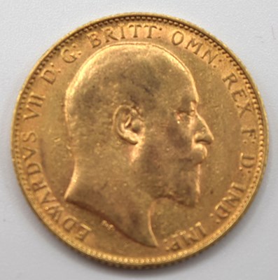 Lot 151 - 1907 ERVII full gold sovereign