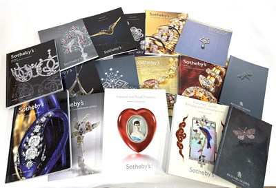 Lot 256 - A quantity of Sothby's Jewellery catalogues...