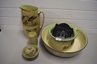 Lot 54 - ROYAL DOULTON FIVE PIECE WASH STAND SET...
