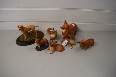 Lot 68 - BESWICK MODEL OF A CORGI DOG, TOGETHER WITH...