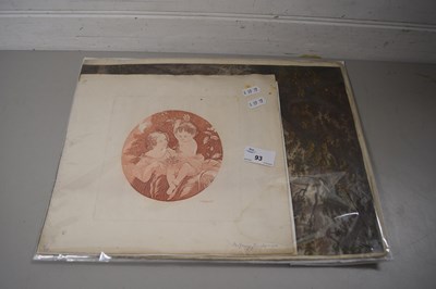 Lot 93 - PACKET OF VARIOUS PICTURES BY GEORGE BAXTER TO...