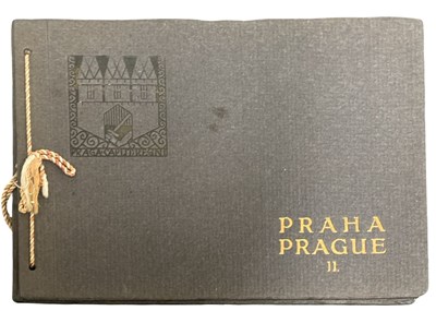 Lot 115 - PRAGUE Tourism view books. Numbered 1 and 2....