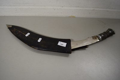 Lot 137 - GURKHA'S KUKRI
