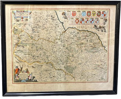 Lot 1015 - Jan Jannson (1588-1664) DUCATUS EBORACENSIS...