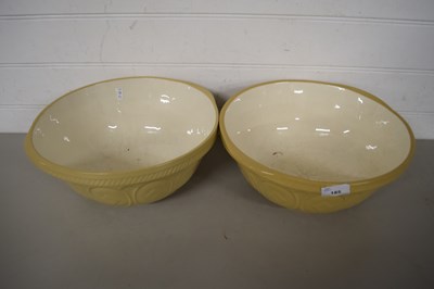 Lot 185 - TWO KITCHEN MIXING BOWLS