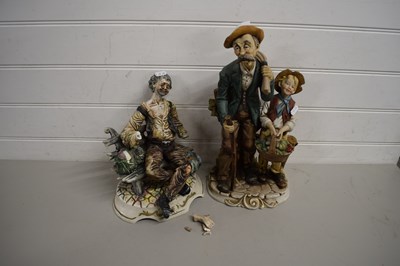 Lot 205 - TWO CAPO DI MONTE FIGURES