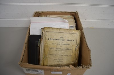 Lot 216 - BOX VARIOUS POSTCARDS