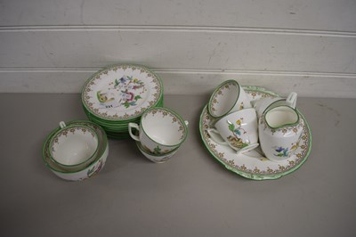 Lot 231 - QUANTITY OF MINTONS FLORAL DECORATED TEA WARES