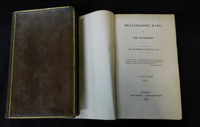 Lot 199 - WASHINGTON IRVING 'GEOFFREY CRAYON':...