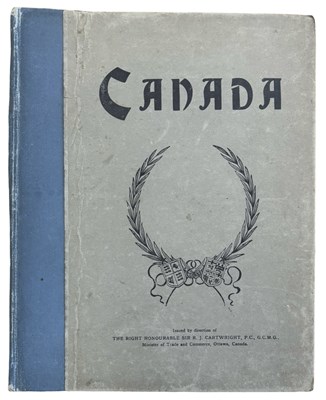 Lot 112 - CANADA. Picture - View book with colour tinted...