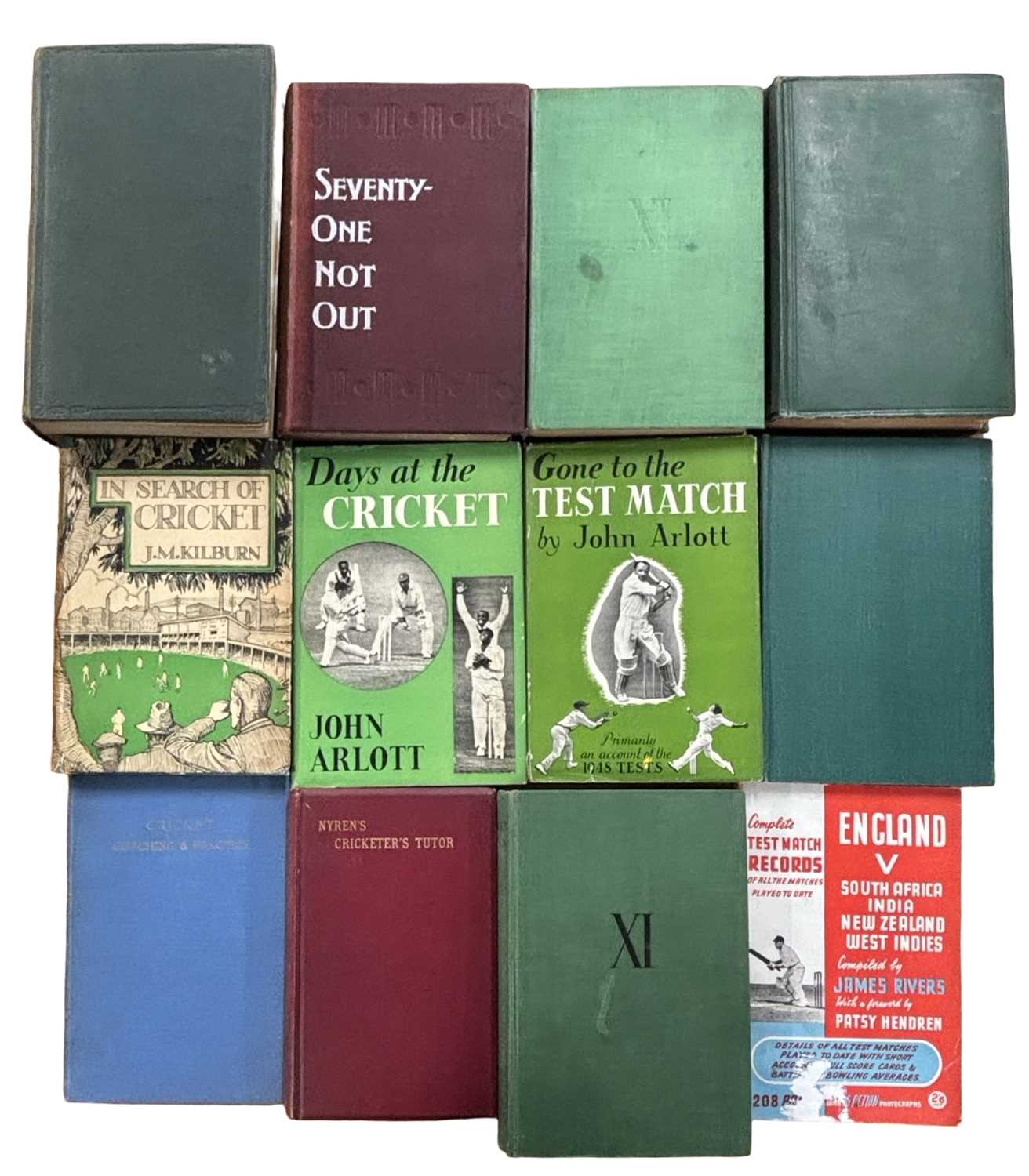Lot 76 - CRICKET. A collection of 12 Cricket interest...