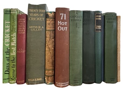 Lot 76 - CRICKET. A collection of 12 Cricket interest...