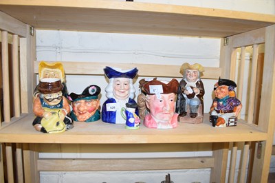 Lot 526 - MIXED LOT : VARIOUS TOBY AND CHARACTER JUGS