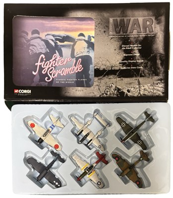 Lot 148 - A boxed set of die-cast Corgi War aeroplanes