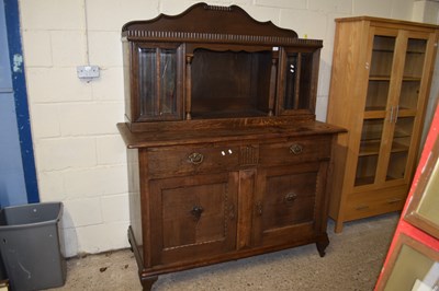 Lot 388 - LATE 19TH CENTURY CONTINENTAL OAK SIDEBOARD...