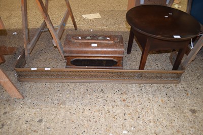 Lot 402 - BRASS FIRE FENDER