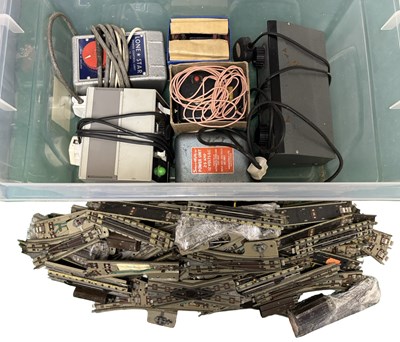 Lot 113 - One box of various model railway controllers...