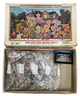 Lot 130 - A vintage Beatles jigsaw puzzle (lacking...