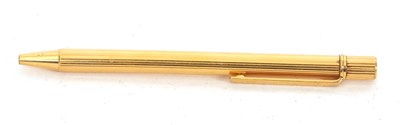 Lot 132 - A Must De Cartier ballpoint pen number 191644,...