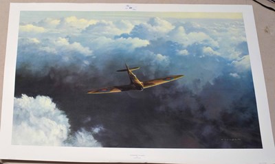 Lot 246 - Gerald Coulson 'Evening Flight' coloured print...