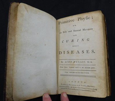 Lot 262 - JOHN WESLEY: PRIMITIVE PHYSIC OR AN EASY AND...