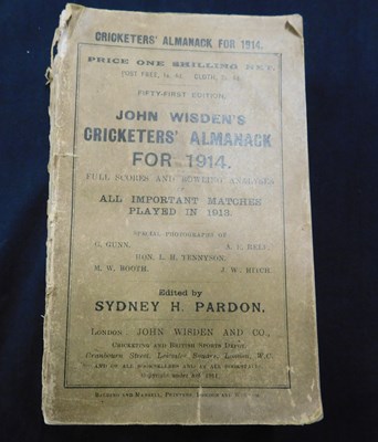 Lot 270 - SIDNEY H PARDON (ED): JOHN WISDEN'S CRICKETERS...