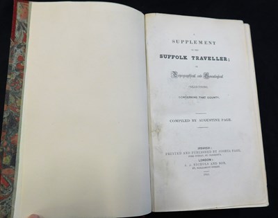Lot 353 - AUGUSTINE PAGE: A SUPPLEMENT TO THE SUFFOLK...