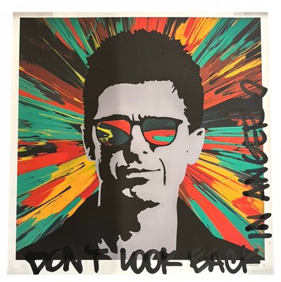 Lot 139 - NOEL GALLAGHER: Coloured print, signed N(ick)...