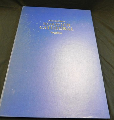 Lot 376 - JOHN ADEY REPTON: NORWICH CATHEDRAL AT THE END...