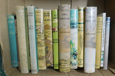 Lot 378 - Box: A G STREET assorted vols
