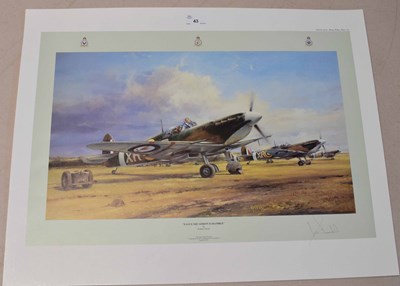 Lot 249 - Group of limited edition aviation prints by...