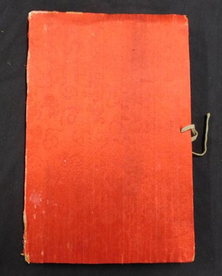 Lot 396 - Chinese album, 12 watercolour and gouache...