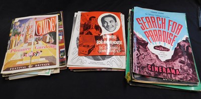 Lot 411 - Small box: circa 50 assorted programmes,...