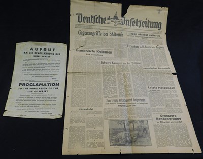 Lot 412 - Packet WWII occupation of the Channel Islands...