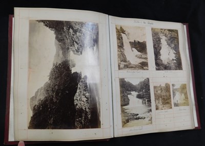 Lot 415 - Victorian photo album containing 100+ mainly...