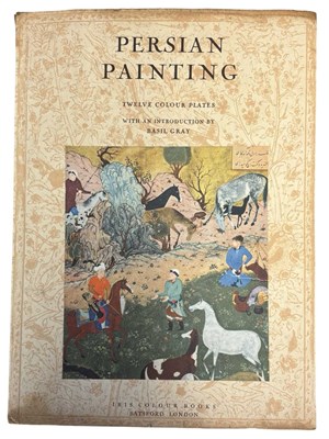 Lot 608 - PERSIAN PAINTING FROM MINIATURES OF THE XIII -...