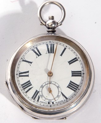 Lot 234 - Last quarter of 19th century Swiss made white...