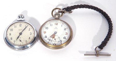 Lot 241 - Two vintage pocket watches, one Smith's watch,...