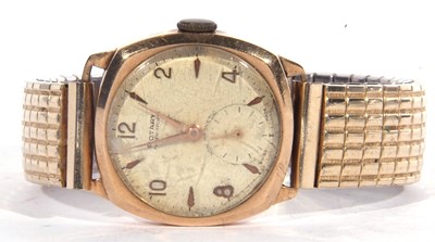 Lot 248 - Gents mid-20th century 9ct gold Rotary...