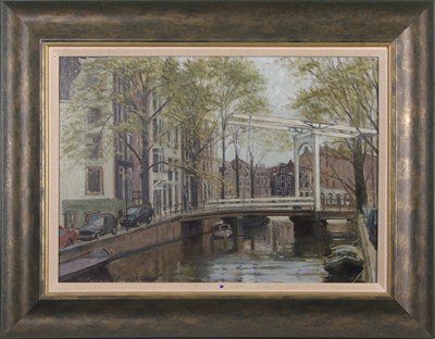 Lot 31 - Bennett Oates (1928-2009), Amsterdam, oil on...